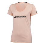 V&ecirc;tements Babolat Babolat Exercise T-shirt Filles-Abricot