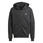 Vêtements adidas adidas D4T Full-Zip Gilet En Coton Hommes-Noir