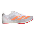 Chaussures de running adidas adidas Distancestar Spikes Unisex-blanc, rouge