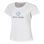 Vêtements BIDI BADU BIDI BADU Logo Chill T-shirt Femmes-blanc