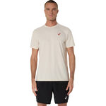 V&ecirc;tements ASICS ASICS Court Graphic T-shirt Hommes - beige, 