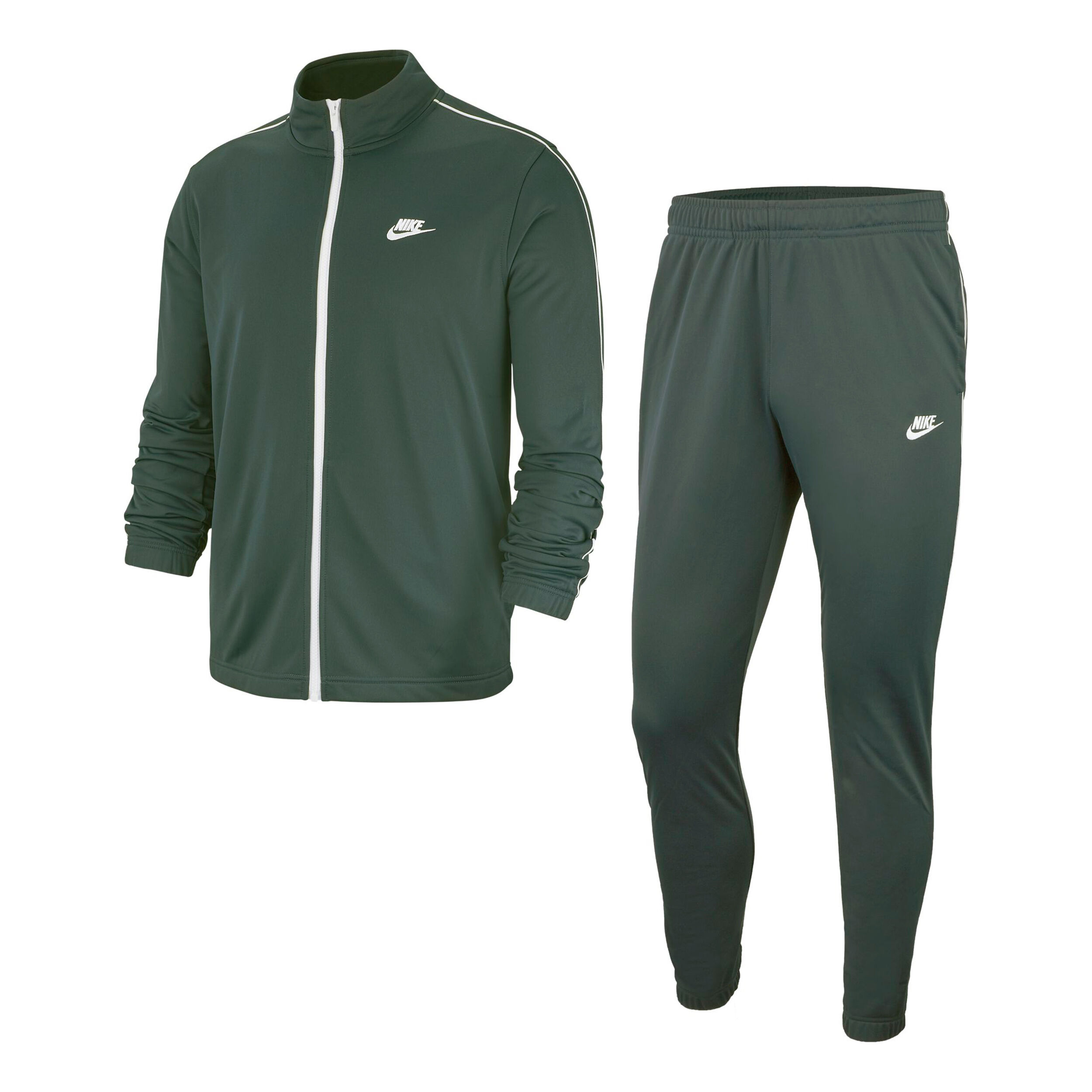 Buy Nike Sportswear Basic Survetement Hommes Vert Fonce Blanc online Tennis Point CH