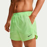 Stride 5in Short de running Hommes - vert clair, argent