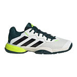 Chaussures de tennis adidas adidas Barricade Chaussures Toutes Surfaces Enfants-Cr&egrave;me,Vert Fonc&eacute;