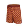 Court Dri-FIT Victory High Rise 9in All Over Print Shorts Hommes-Orange,Marron