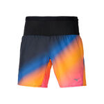 Vêtements Mizuno Mizuno Summer Pack Multi Pocket 7inch Short De Running Hommes-Orange