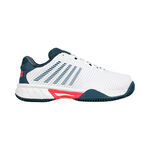 Chaussures de tennis K-Swiss K-Swiss Hypercourt Express 2 Chaussure Terre Battue Enfants-Blanc