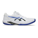 Chaussures de tennis ASICS ASICS Solution Swift FF 2 Chaussures Toutes Surfaces Hommes-Blanc,Bleu Foncé