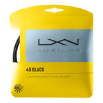Luxilon Luxilon 4G Cordage En Garniture 12,2m-Noir