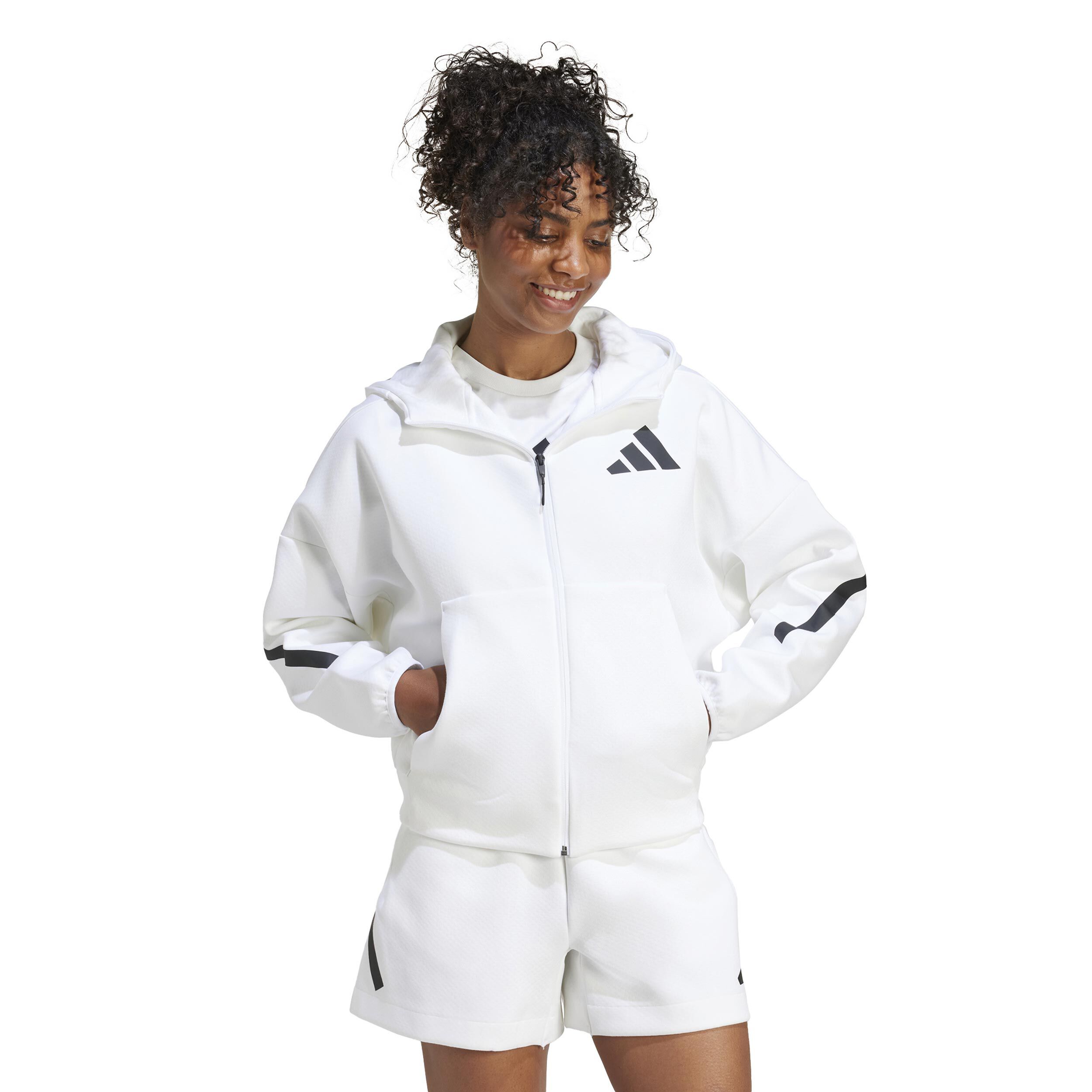 Buy adidas Z.N.E. Gilet En Coton Femmes Blanc online Tennis Point CH