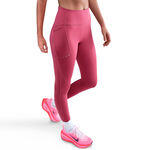 Vêtements Nike Nike Swift Collant de course Femmes - berry, argent