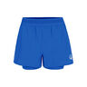 Rematch 2in1 Shorts Femmes - bleu, blanc