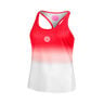 Crew Gradiant Débardeur Tank Top Filles-Rouge,Blanc