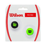 Accessoires raquettes Wilson Wilson Blade Pro Feel Blade Antivibrateur Pack De 2 Unit&eacute;s-Noir,Vert
