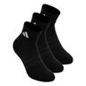 Essentials Ankle 3P Chaussettes de tennis Unisex-noir