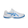 Gel-Game 10 GS Chaussure Terre Battue Enfants-Blanc,Bleu