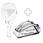 Lot De Raquettes Tecnifibre 2x TFIGHT 285 plus Schlägertasche