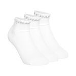 Vêtements Craft Craft Core Dry Mid Chaussettes De Running Pack De 3-Blanc
