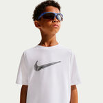 V&ecirc;tements Nike Nike Dri-Fit Multi  T-shirt Gar&ccedil;ons-blanc