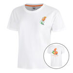 V&ecirc;tements Quiet Please Quiet Please Joy Off Court Essentials T-shirt Femmes-blanc, vert