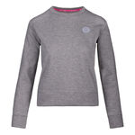 V&ecirc;tements BIDI BADU BIDI BADU Mirella Basic Crew Sweat-shirt Femmes-Gris Clair,Blanc