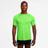 Stride Tee Maillot de course Hommes-vert clair, argent
