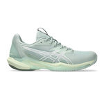 Chaussures de tennis ASICS ASICS Solution Speed FF 3 Chaussure Terre Battue Femmes-Bleu Gris, Blanc