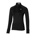 Vêtements Mizuno Mizuno Warmalite Half-Zip Top De Course Femmes-Noir,Noir