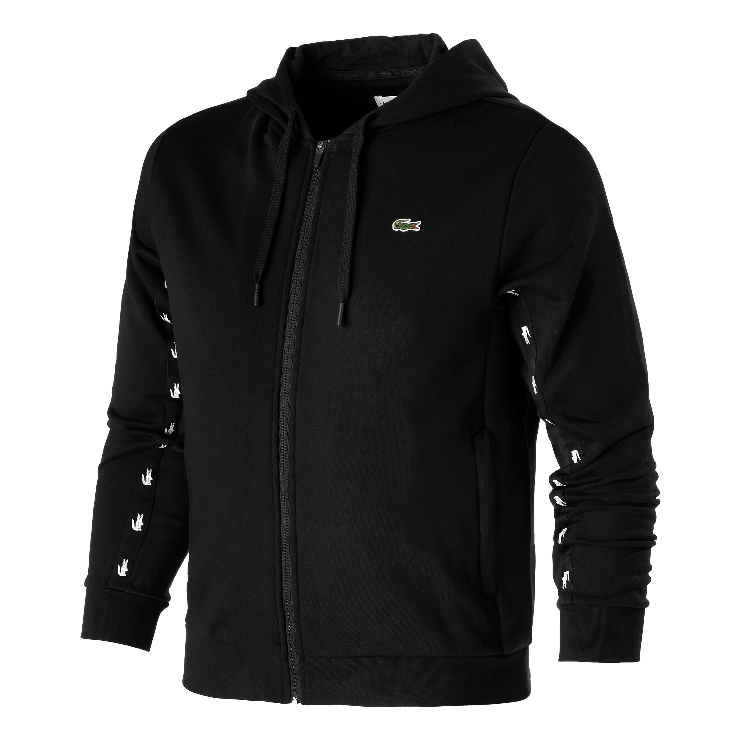 Gilet shop noir lacoste