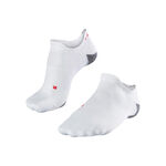 V&ecirc;tements Falke Falke RU5 Invisible Chaussettes De Running Hommes-Blanc,Gris