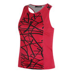 Vêtements JLindeberg JLindeberg Miria Printed Débardeur Tank Top Femmes-Rouge,Noir