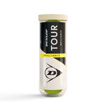 Balles de tennis Dunlop Dunlop Tour Brilliance Tube De 3