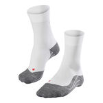 V&ecirc;tements Falke Falke RU4 Chaussettes De Sport Hommes-Blanc,Gris