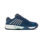 Chaussures de tennis K-Swiss K-Swiss Hypercourt Express 2 Chaussure Terre Battue Enfants-Bleu Petrol, Blanc