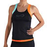 Race D&eacute;bardeur Tank Top Femmes-Noir,Orange