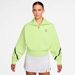 V&ecirc;tements de tennis Nike Nike Court Dri-Fit Advantage  Veste de surv&ecirc;tement Femmes-jaune lemon