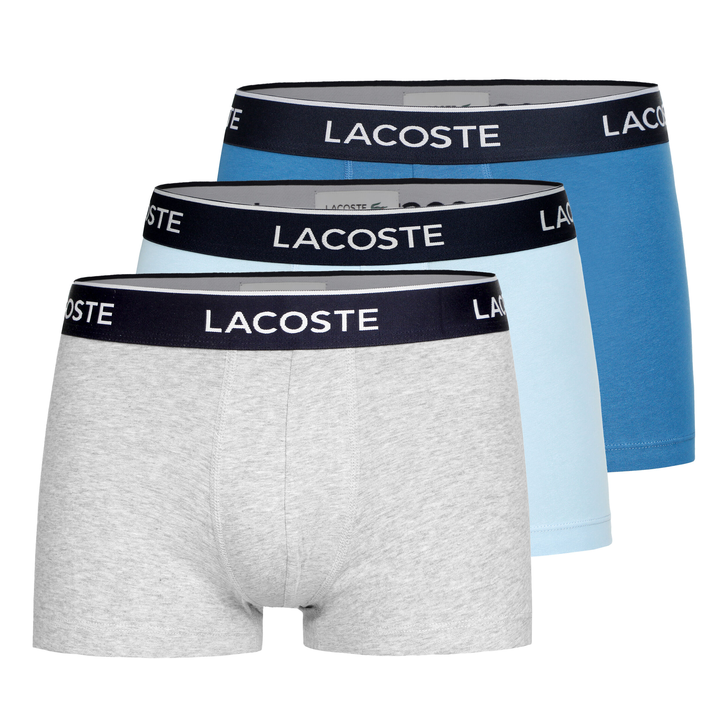 Buy Lacoste Calecon Pack De 3 Hommes Argent online Tennis Point CH