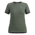 Vêtements Odlo Odlo Essential Seamless Maillot de course Femmes-vert olive