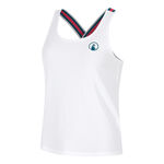 V&ecirc;tements de tennis Quiet Please Quiet Please Create Serve & Volley 2.0 D&eacute;bardeur Tank Top Femmes-Blanc,Multicouleur