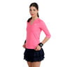 Crew 2.0 V-Neck Haut manches longues Femmes-pink