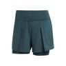 Match Shorts Femmes-Bleu Petrol