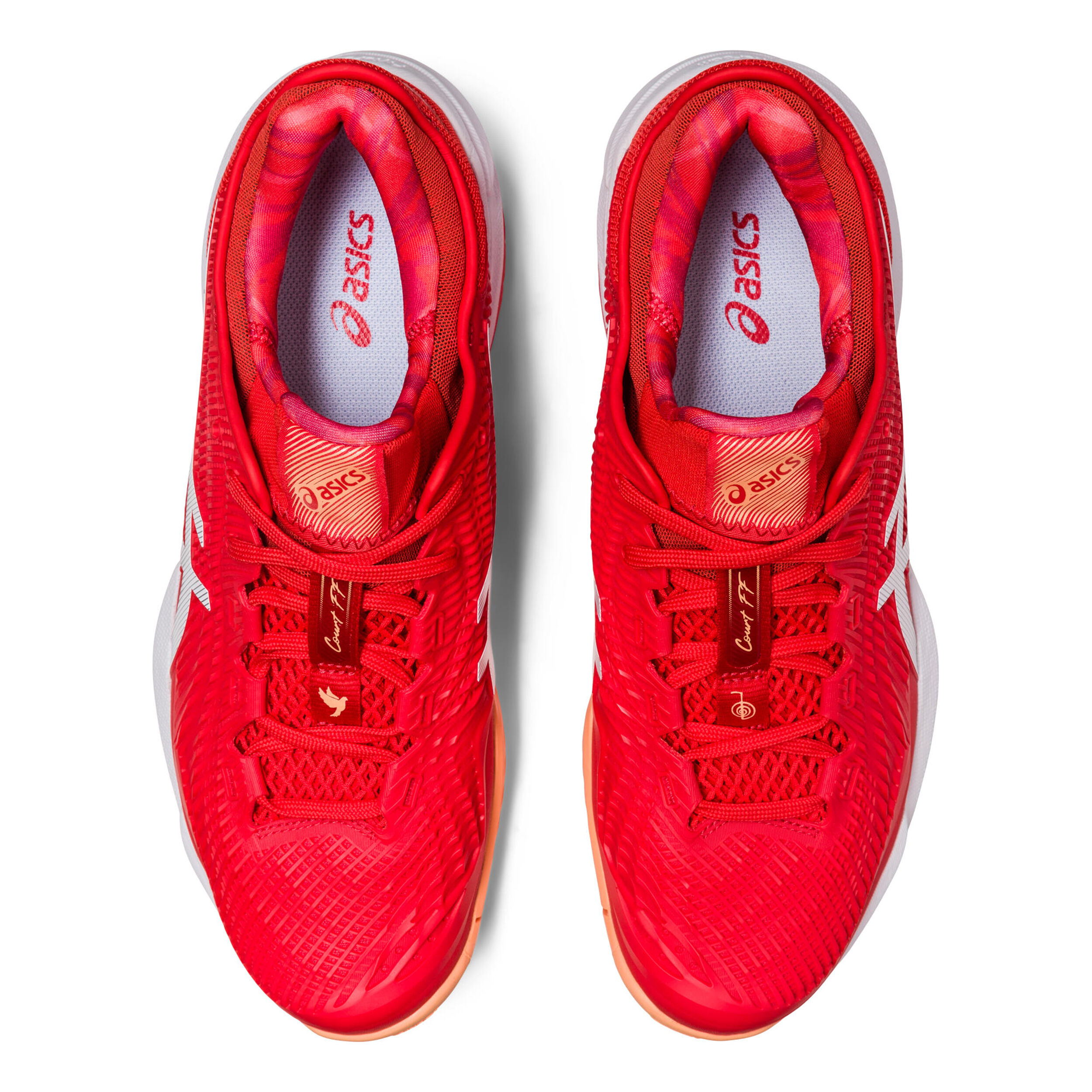 Buy ASICS Court FF 3 Novak Chaussure Tout Terrain Hommes Rouge Blanc online Tennis Point CH