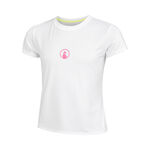 V&ecirc;tements Quiet Please Quiet Please Retriever T-shirt Filles - blanc, pink