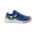 Chaussures de tennis Babolat Babolat Pulsion Chaussures Toutes Surfaces Enfants-Bleu Foncé