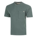 V&ecirc;tements de tennis Ellesse Ellesse Arizi T-shirt Hommes - vert fonc&eacute;