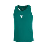 V&ecirc;tements de tennis Quiet Please Quiet Please Racerback D&eacute;bardeur tank top Filles-vert