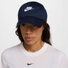 Club Futura Metal Swoosh Casquette-Bleu Foncé,Blanc