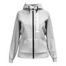 Club Original Full Zip Gilet En Coton Femmes-Gris Clair
