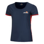 V&ecirc;tements Ellesse Ellesse Pierce T-shirt Femmes-Bleu Fonc&eacute;,Rouge