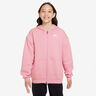 Club Fleece Oversized Full-Zip Gilet En Coton Filles-Ros&eacute;